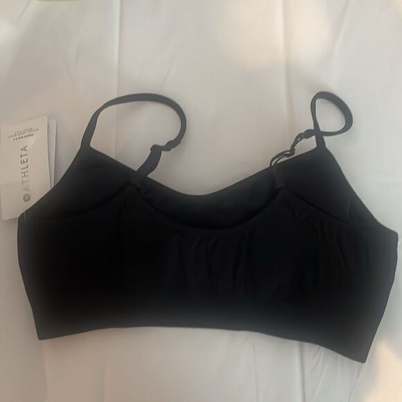 NWT Athleta Renew Bra. A-C. Large Black - Picture 11 of 11